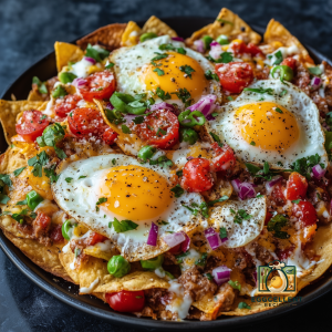 Egg-Topped Nachos Recipe