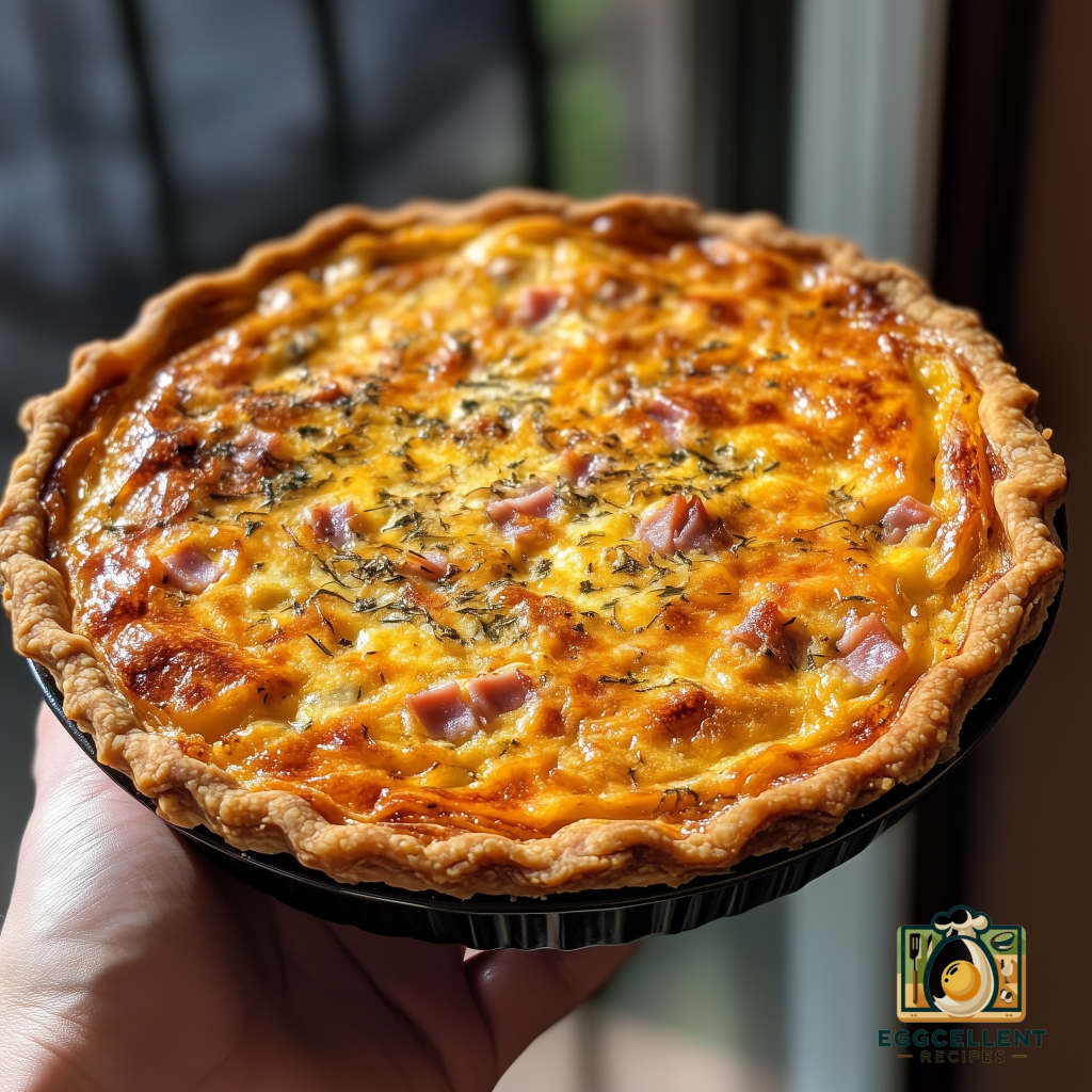 Ham and Cheese Quiche Recipe