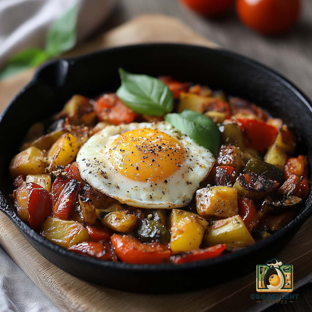 Ratatouille with Baked Egg Recipe