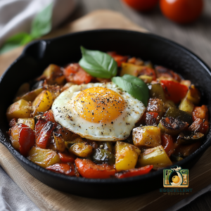 Ratatouille with Baked Egg Recipe