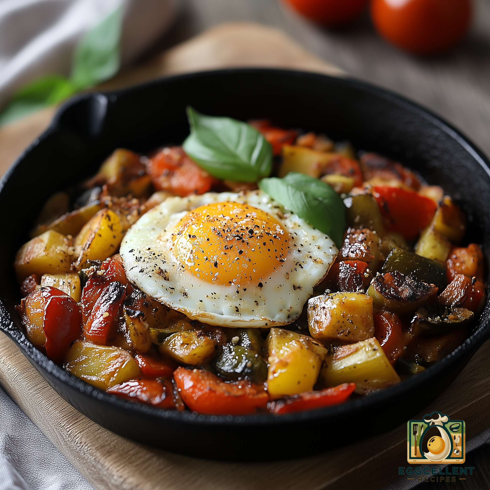 Ratatouille with Baked Egg Recipe