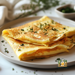 Savoury Egg Crepes Recipe