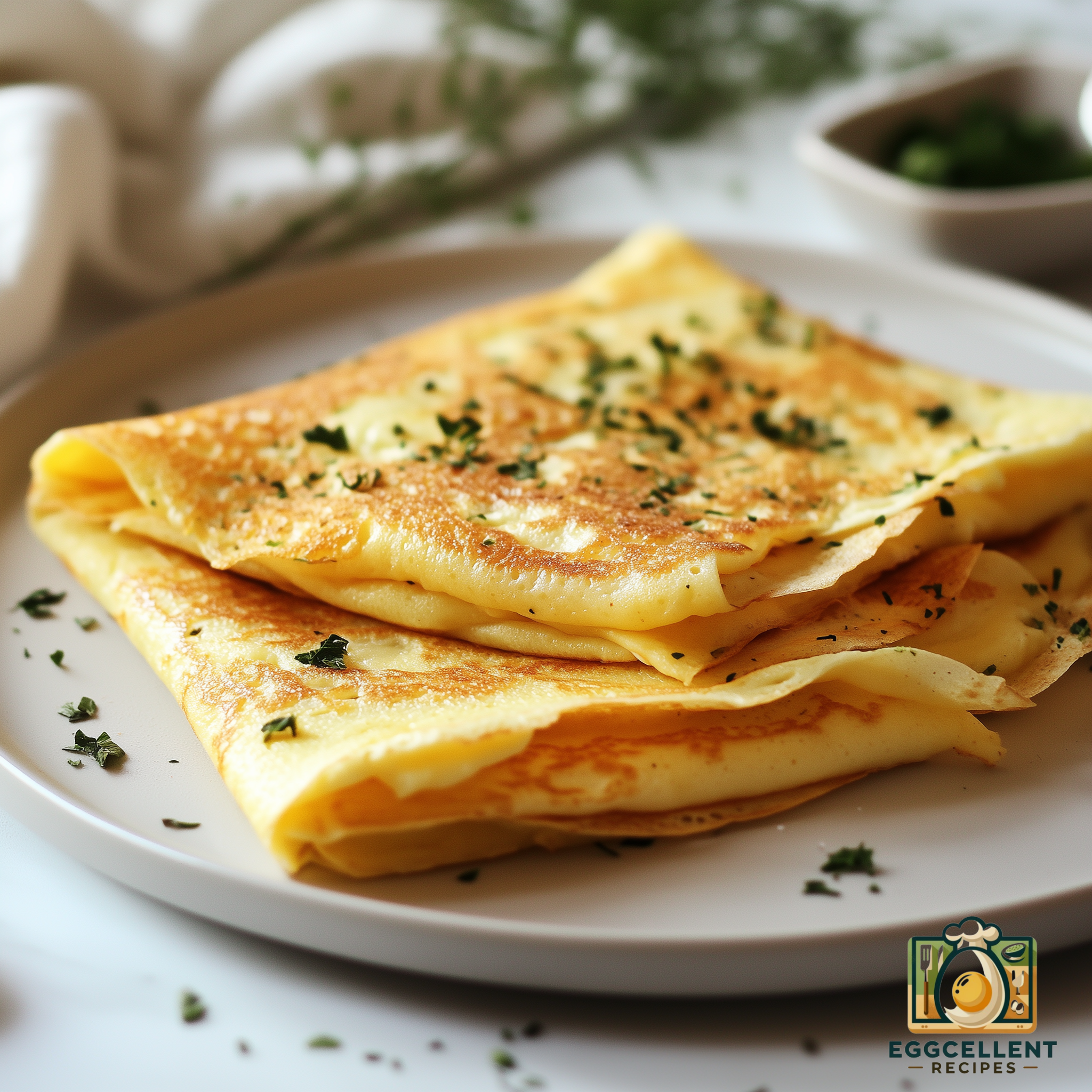 Savoury Egg Crepes Recipe