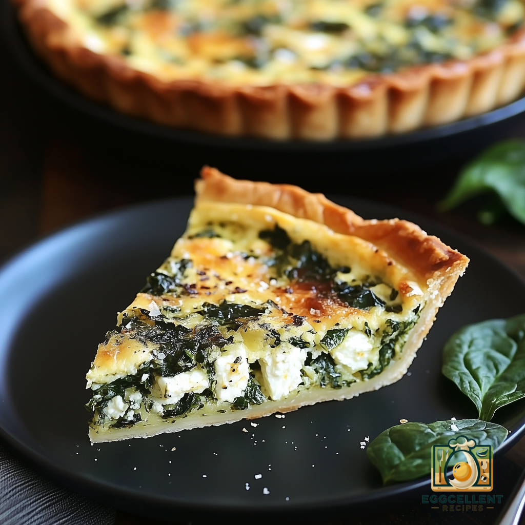 Spinach and Feta Quiche Recipe