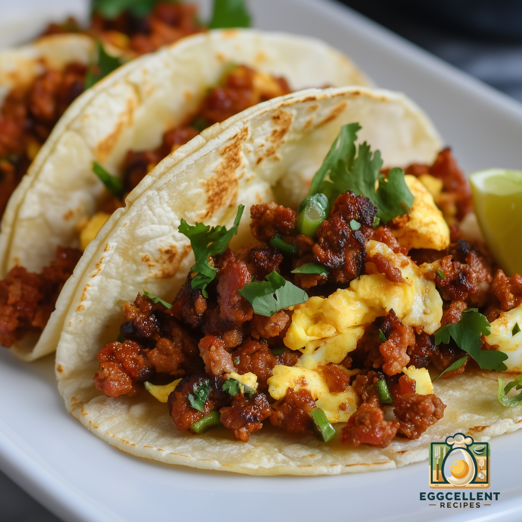 Chorizo and Egg Tacos Recipe