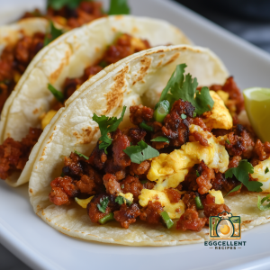 Chorizo and Egg Tacos Recipe