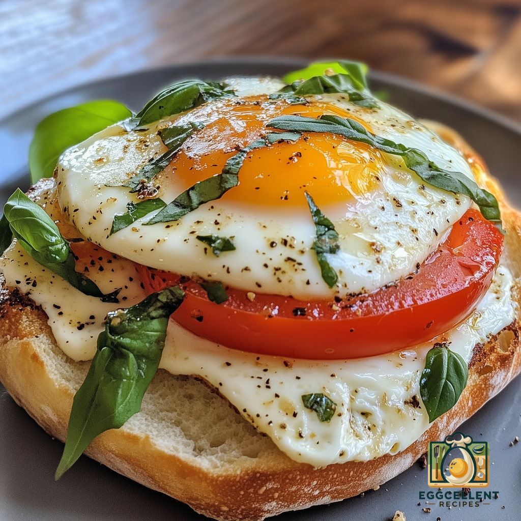 Egg Caprese Sandwich Recipe