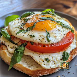 Egg Caprese Sandwich Recipe