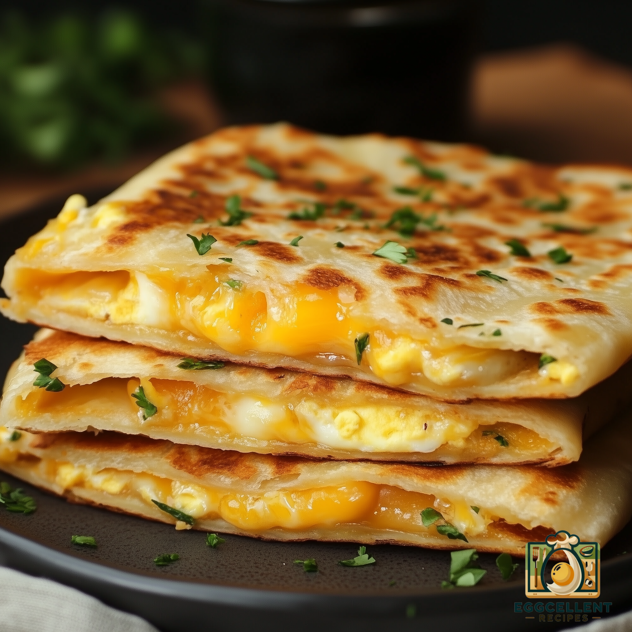 Egg Cheese Roti Recipe