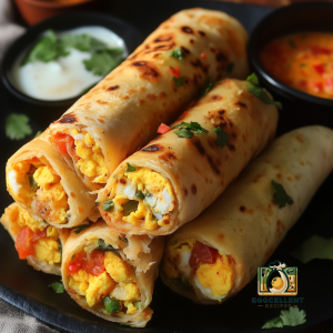 Egg Kathi Rolls Recipe