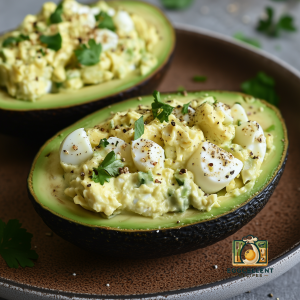 Egg Salad-Stuffed Avocado Halves Recipe