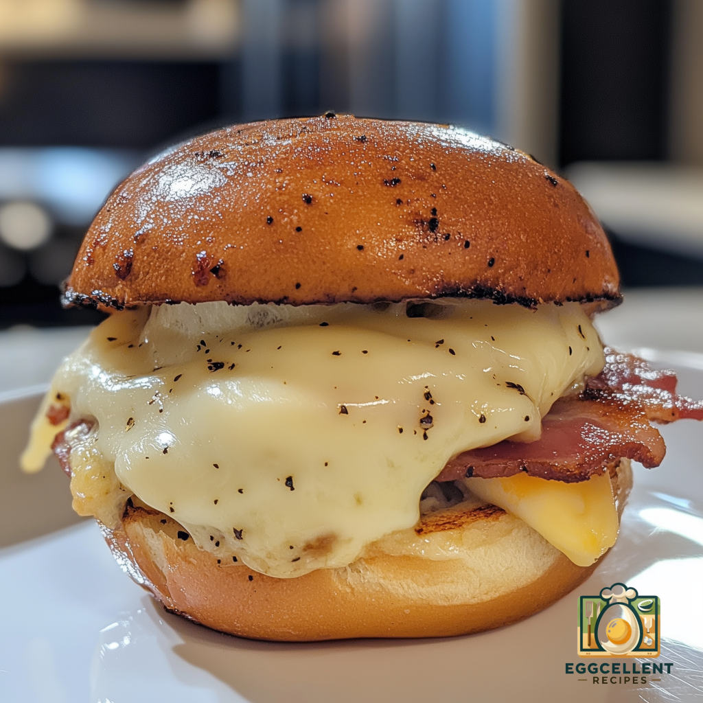 Egg, Turkey Bacon, and Swiss on a Kaiser Roll Recipe