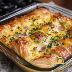 Egg and Ham Crescent Bake Recipe