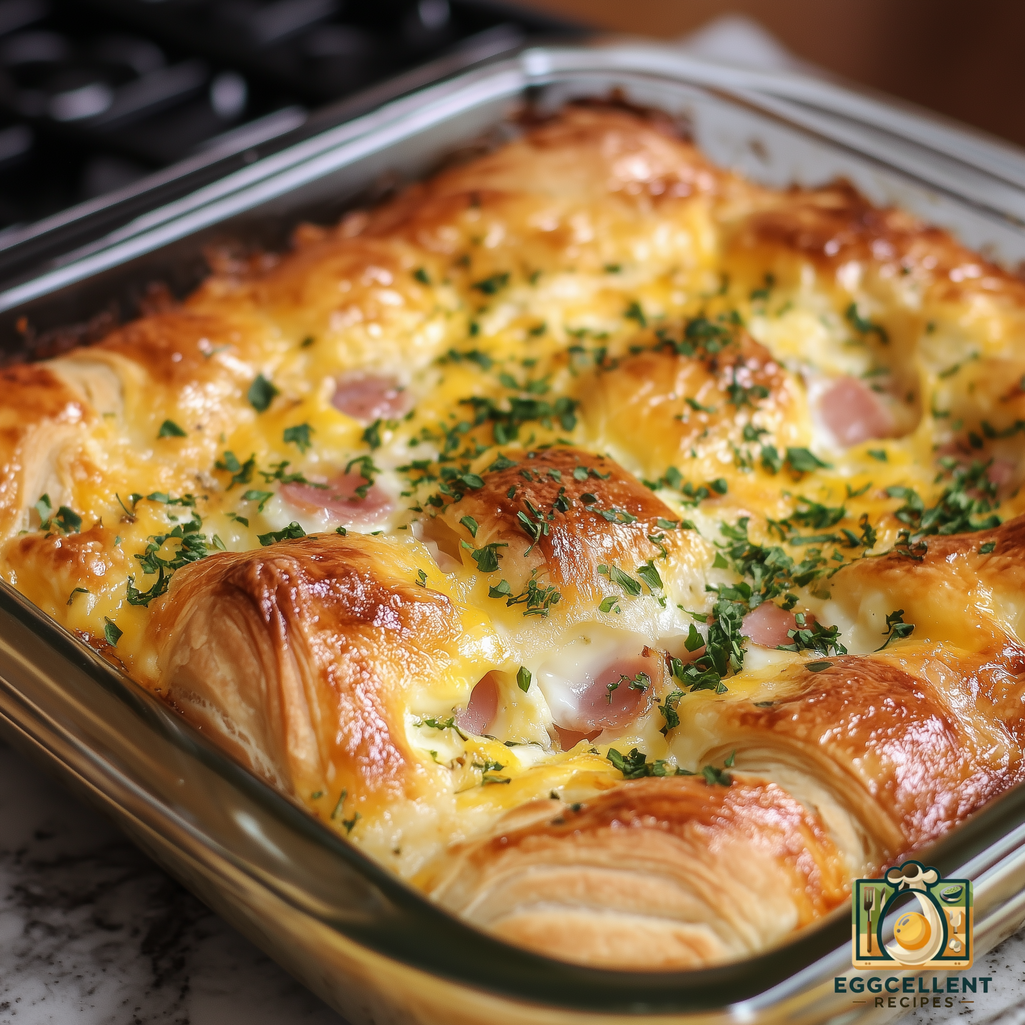 Egg and Ham Crescent Bake Recipe