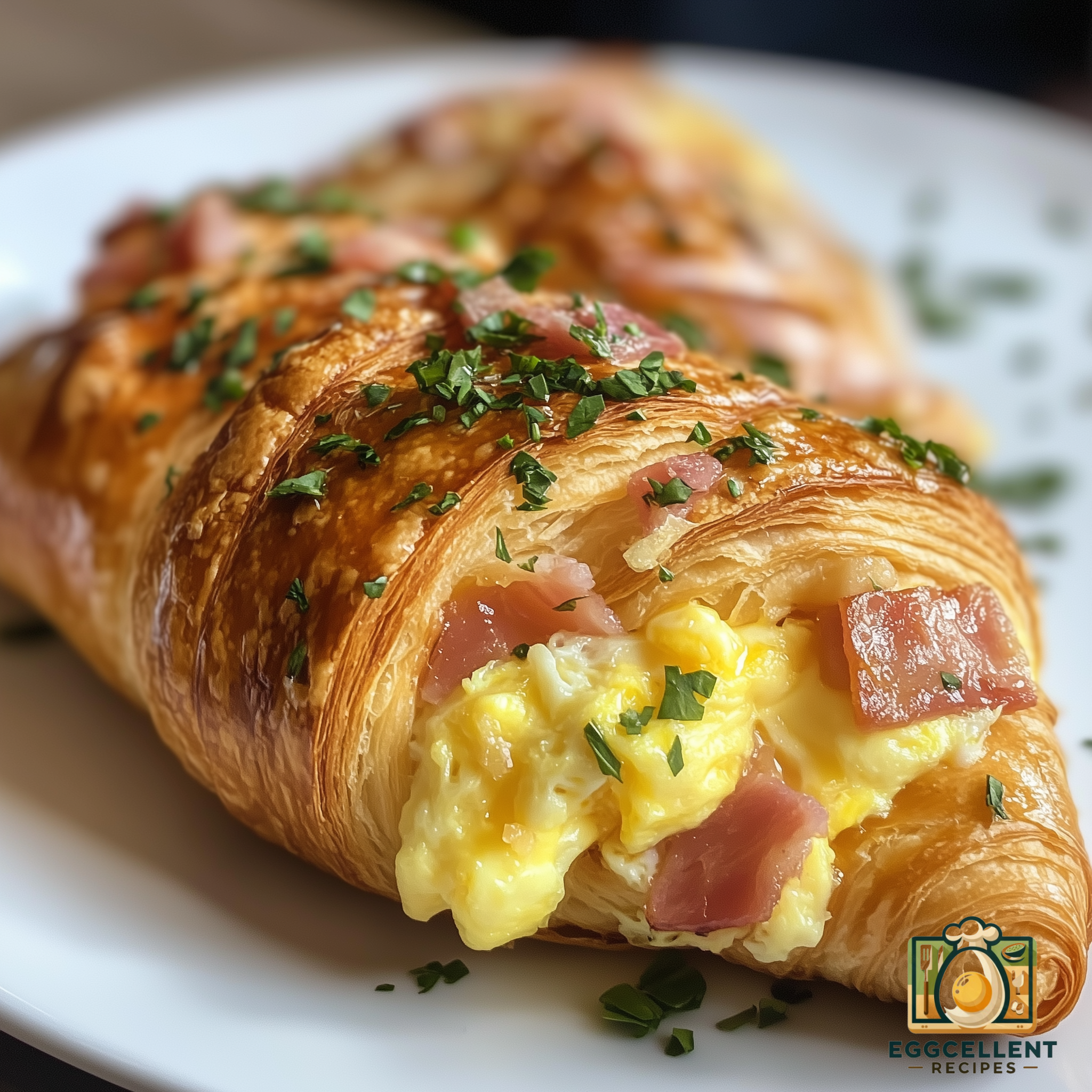 Egg and Ham Croissant Recipe