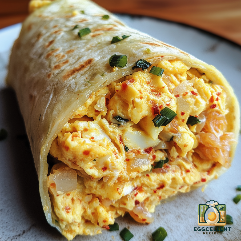 Egg and Kimchi Wrap Recipe