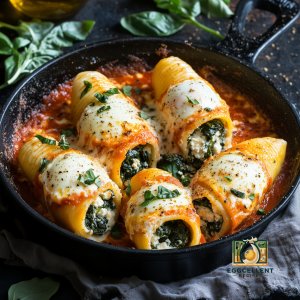 Egg and Spinach Cannelloni  Recipe