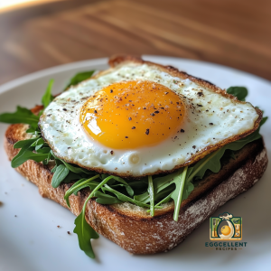 Fried Egg and Arugula on Sourdough Recipe