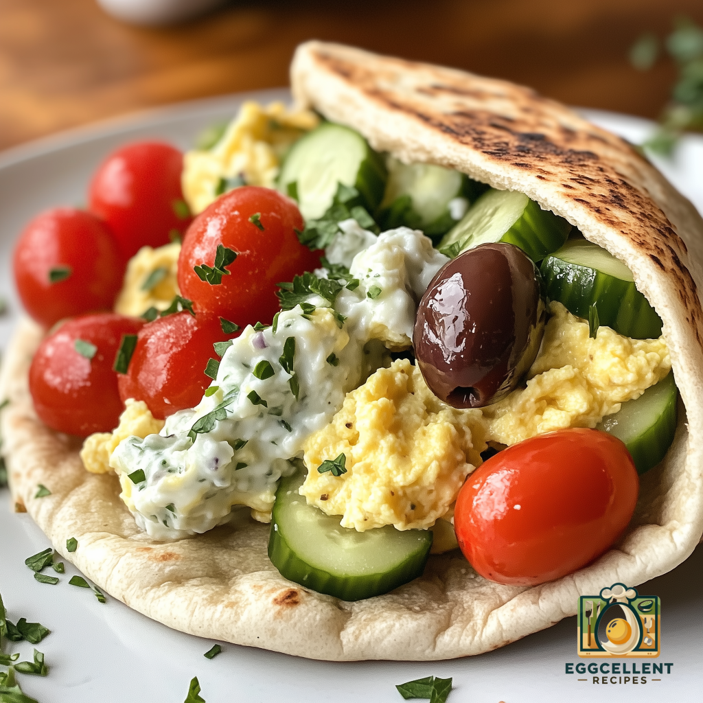 Greek Egg Pita Recipe