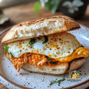 Kimchi Egg Sandwich  Recipe