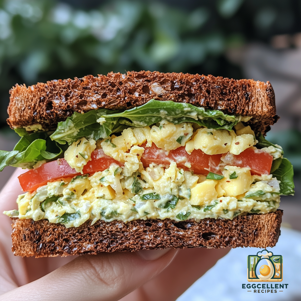 Mayo-Free Egg Salad Sandwich Recipe