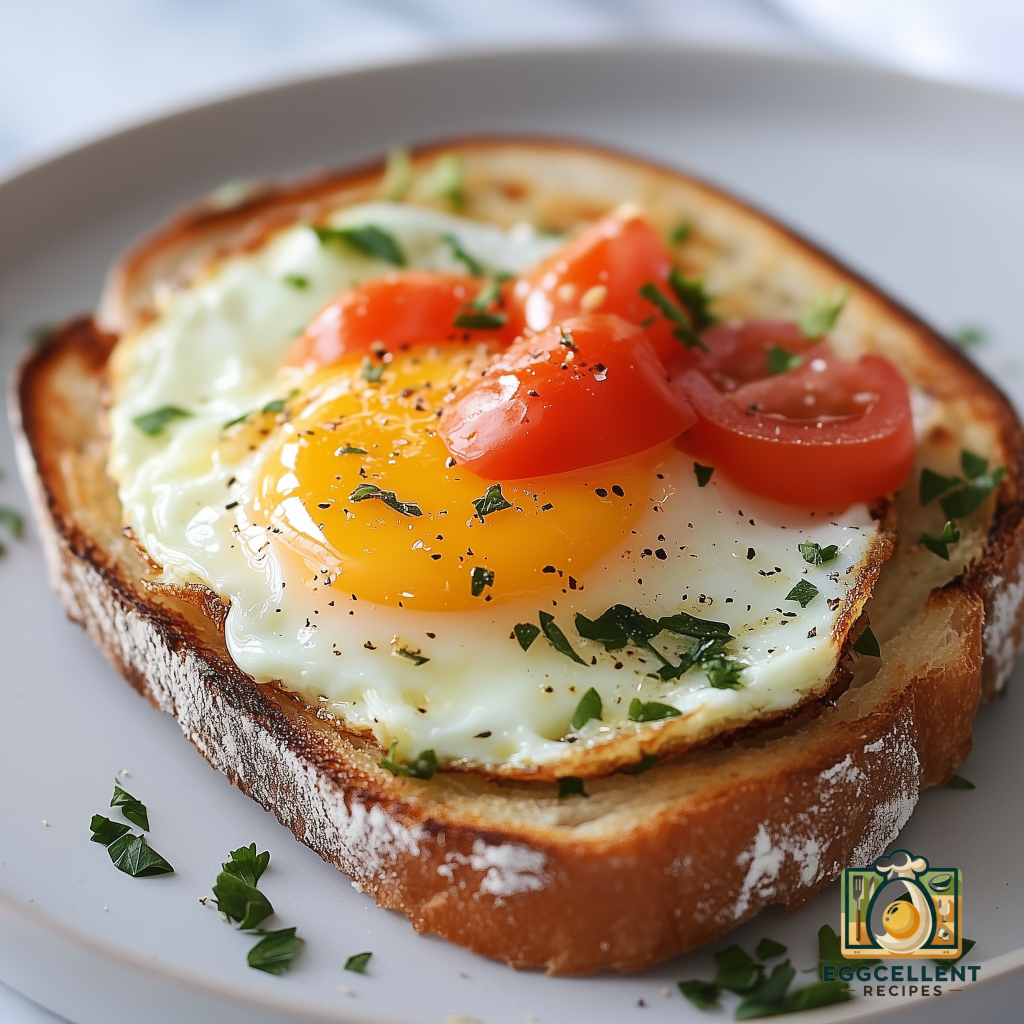 Open-Faced Egg Sandwich Recipe