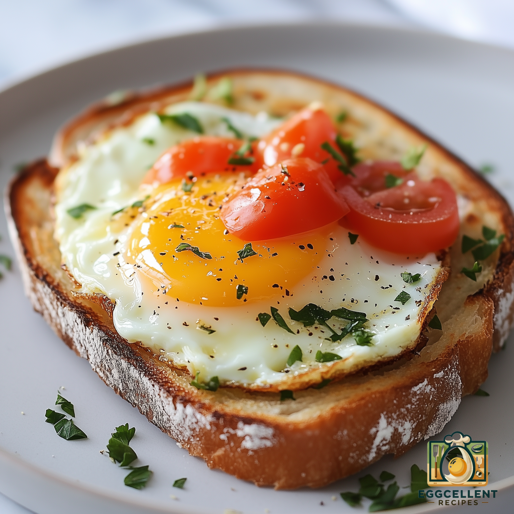 Open-Faced Egg Sandwich Recipe