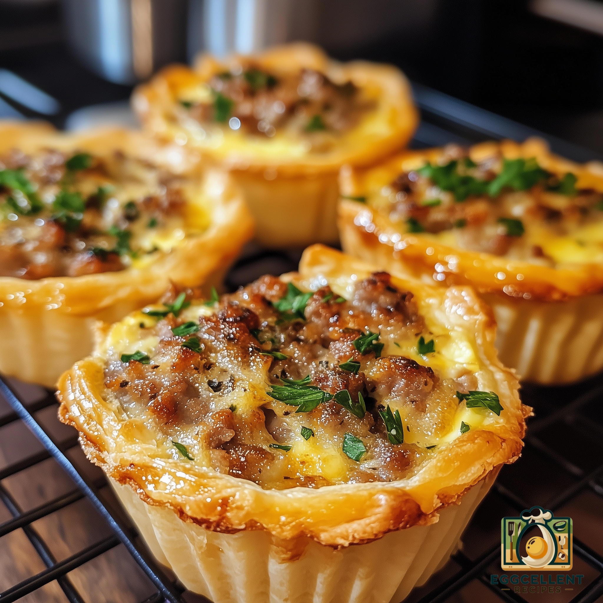 Sausage and Egg Quiche Cups Recipe