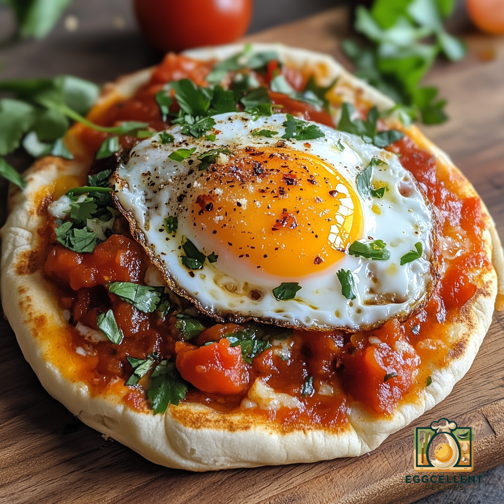 Shakshuka Egg Pita Recipe