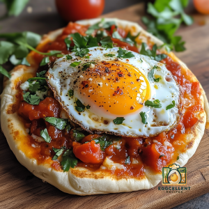 Shakshuka Egg Pita  Recipe