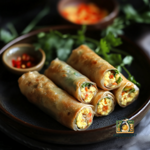 Spring Rolls with Egg  Recipe