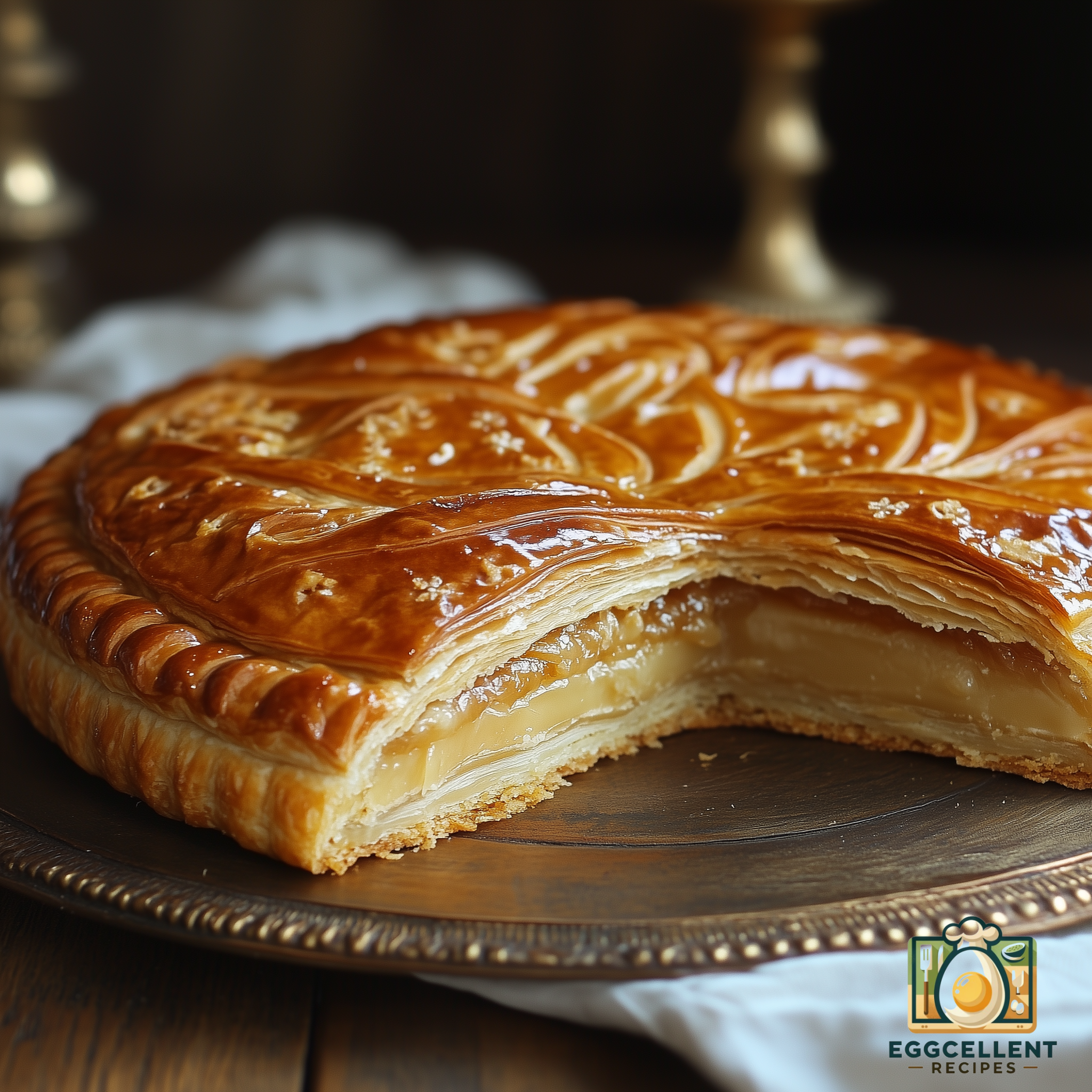 Galette des Rois (King Cake with almond filling) Recipe