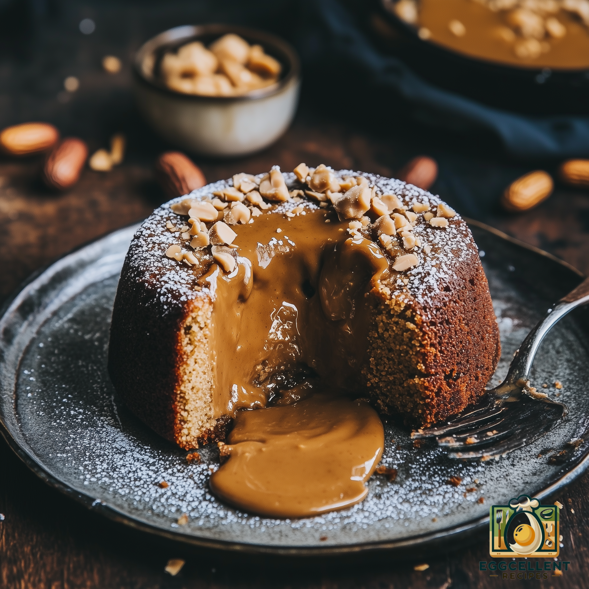 Molten Peanut Butter Cake Recipe