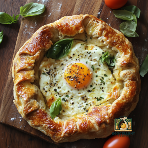 Ricotta and Egg Galette Recipe