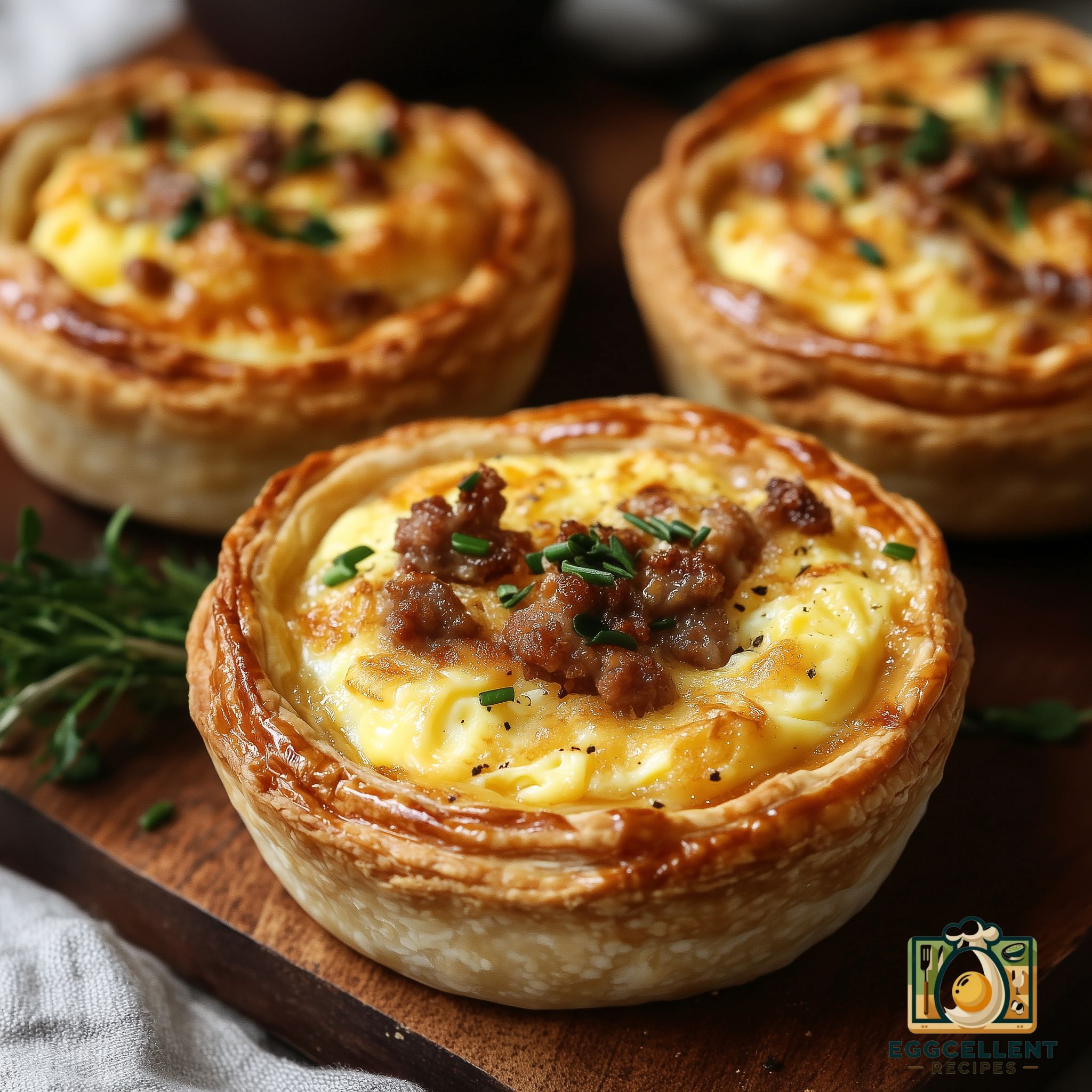 Sausage and Egg Pies Recipe