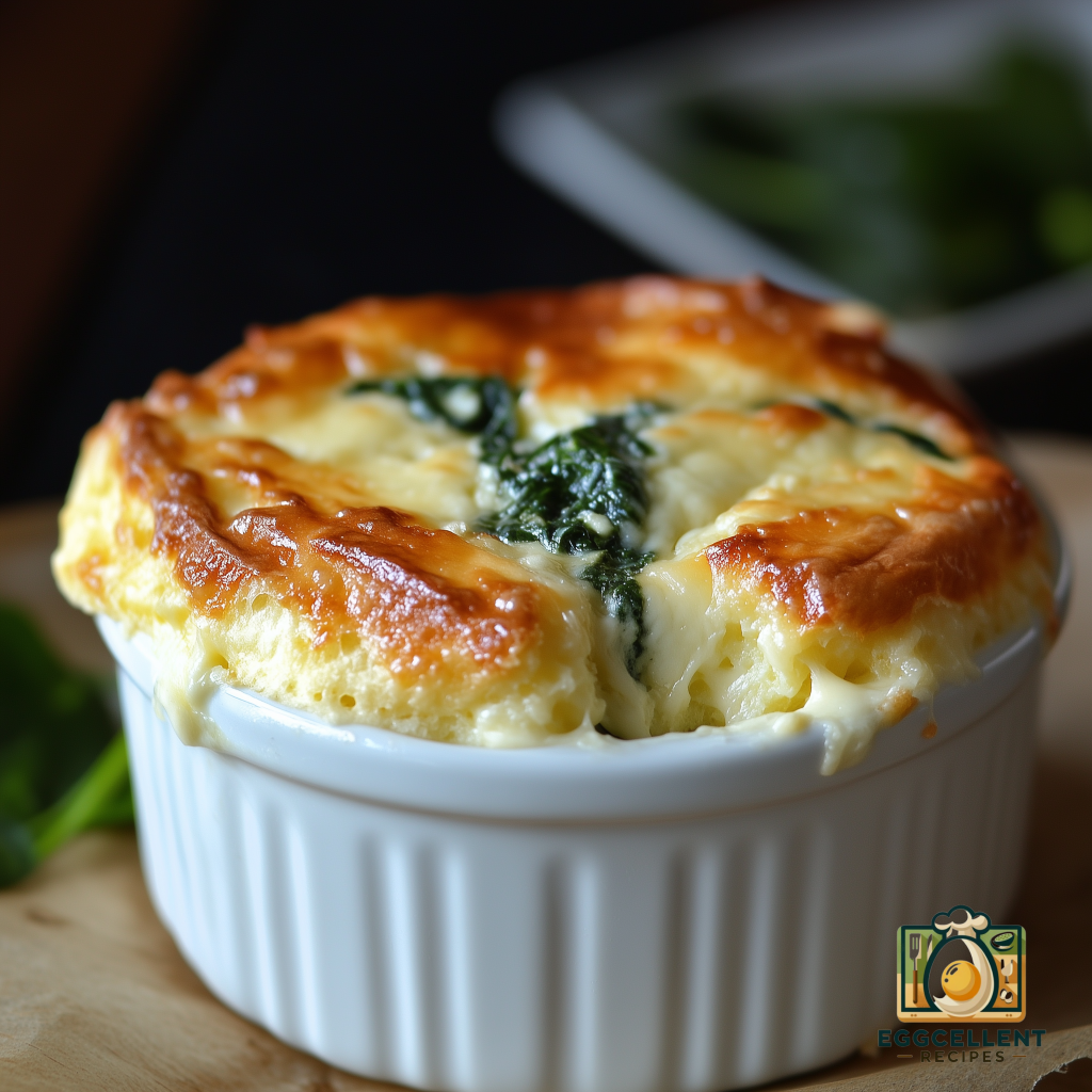 Spinach and Cheese Soufflé Recipe