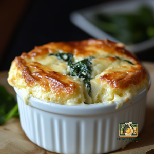 Spinach and Cheese Soufflé Recipe