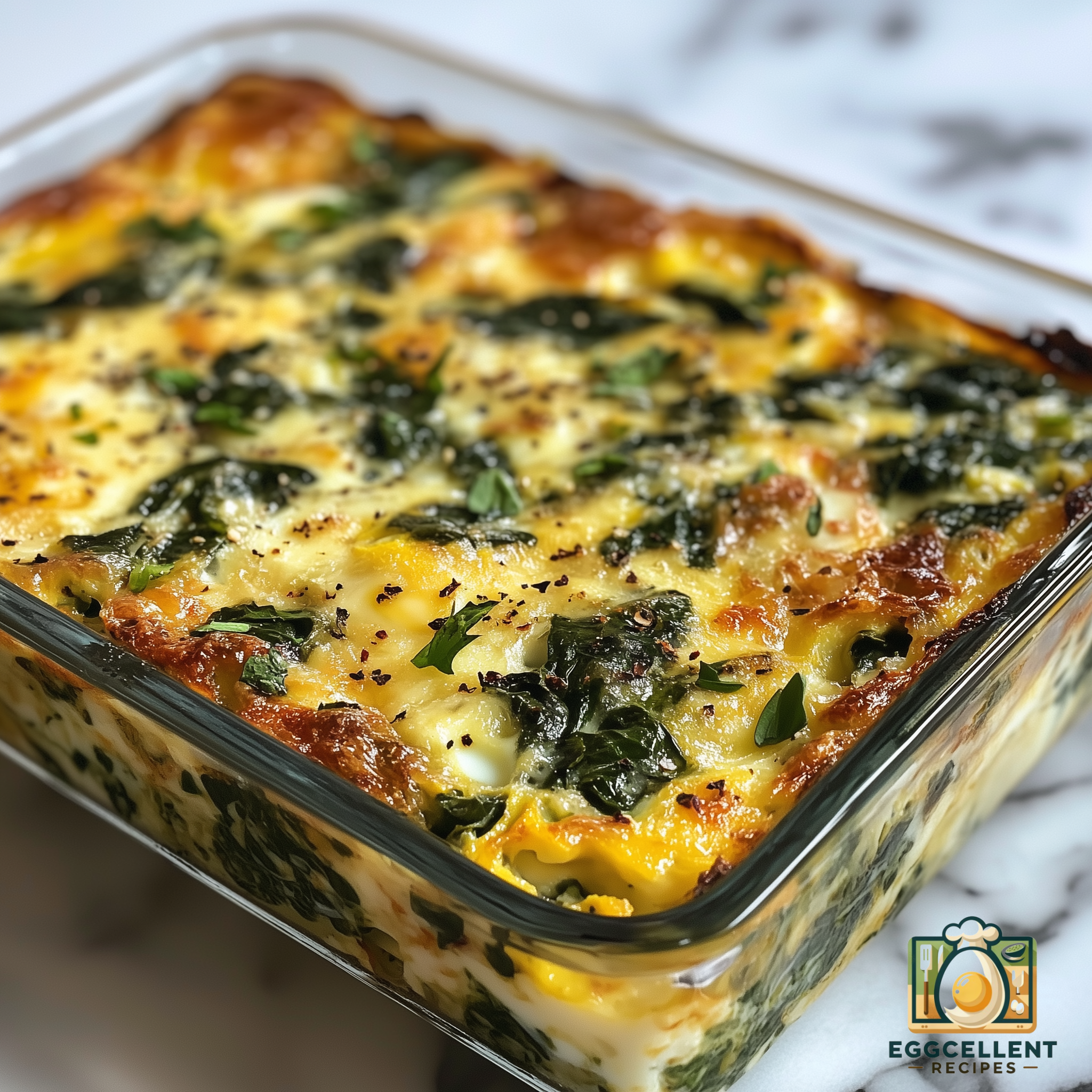 Spinach and Egg Bake Recipe