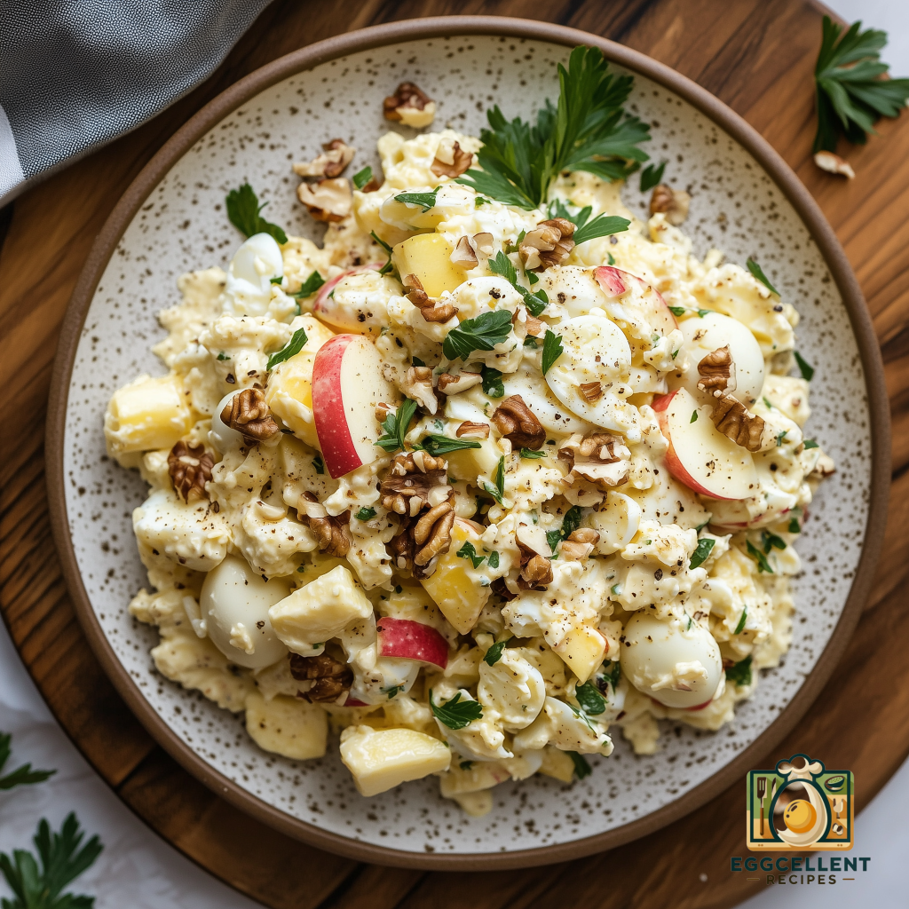 Apple & Walnut Egg Salad Recipe