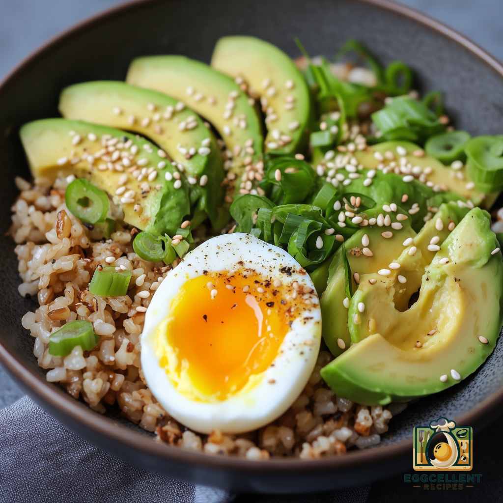 Egg & Avocado Rice Bowl Recipe