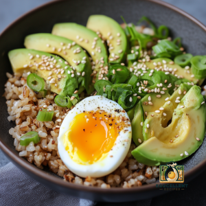 Egg & Avocado Rice Bowl Recipe