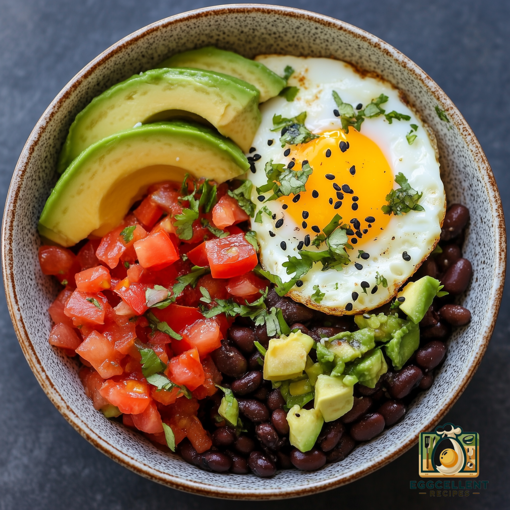 Egg & Black Bean Power Bowl Recipe