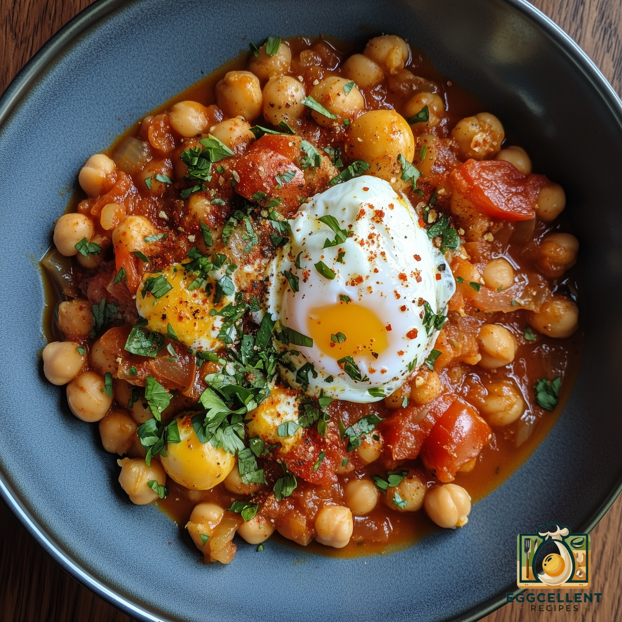 Egg & Chickpea Stew Recipe