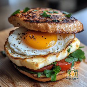 Egg & Halloumi Burger Recipe