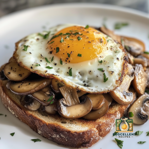 Egg & Mushroom Toast Recipe