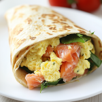 Egg & Smoked Salmon Wrap Recipe