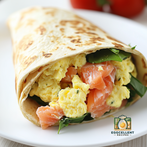 Egg & Smoked Salmon Wrap Recipe