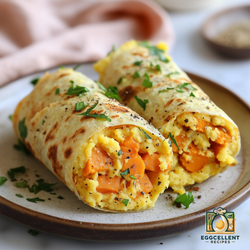 Egg & Sweet Potato Wrap Recipe