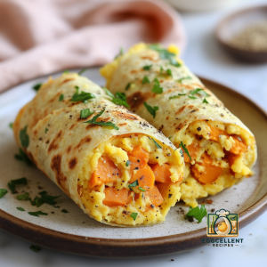 Egg & Sweet Potato Wrap Recipe