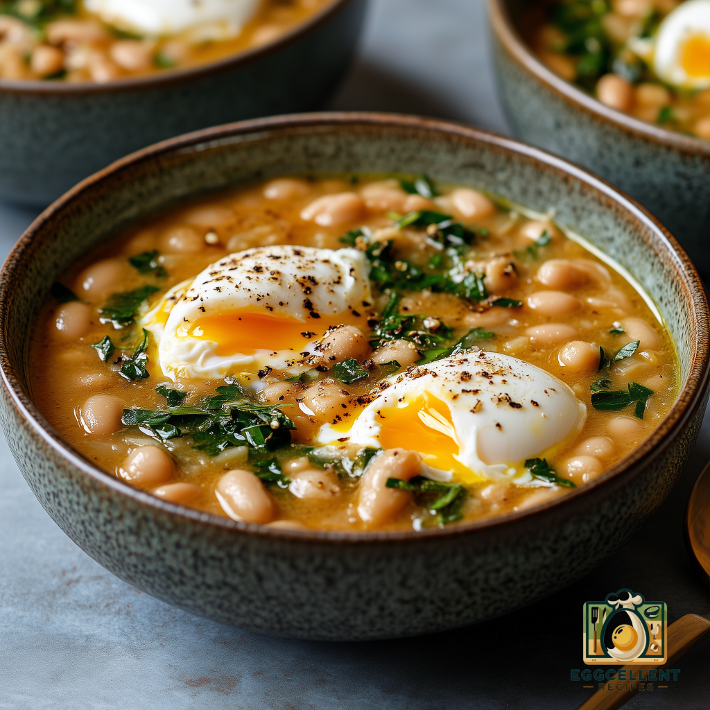 Egg & White Bean Soup Recipe